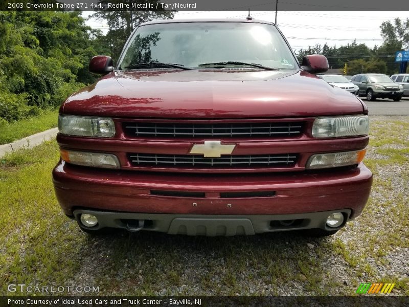 Redfire Metallic / Tan/Neutral 2003 Chevrolet Tahoe Z71 4x4