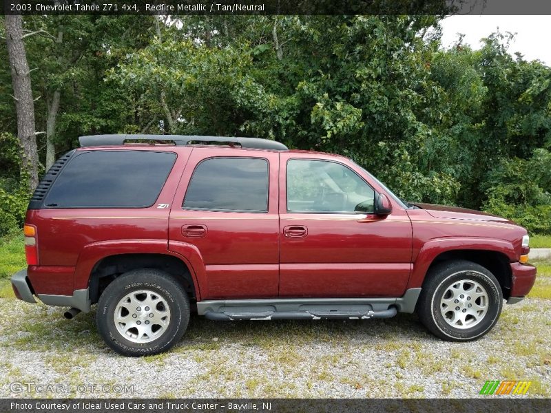 Redfire Metallic / Tan/Neutral 2003 Chevrolet Tahoe Z71 4x4