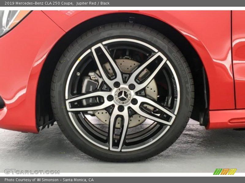 Jupiter Red / Black 2019 Mercedes-Benz CLA 250 Coupe