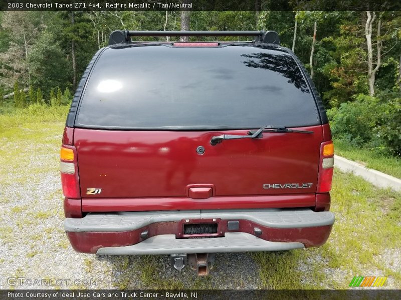 Redfire Metallic / Tan/Neutral 2003 Chevrolet Tahoe Z71 4x4