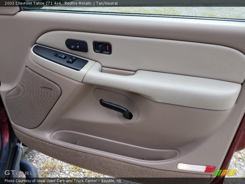 Redfire Metallic / Tan/Neutral 2003 Chevrolet Tahoe Z71 4x4