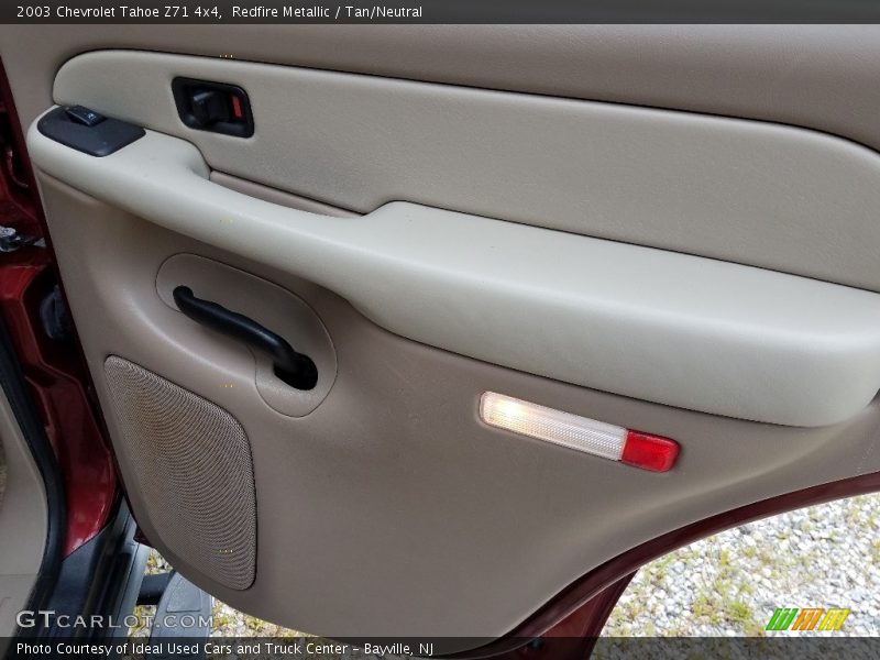 Redfire Metallic / Tan/Neutral 2003 Chevrolet Tahoe Z71 4x4