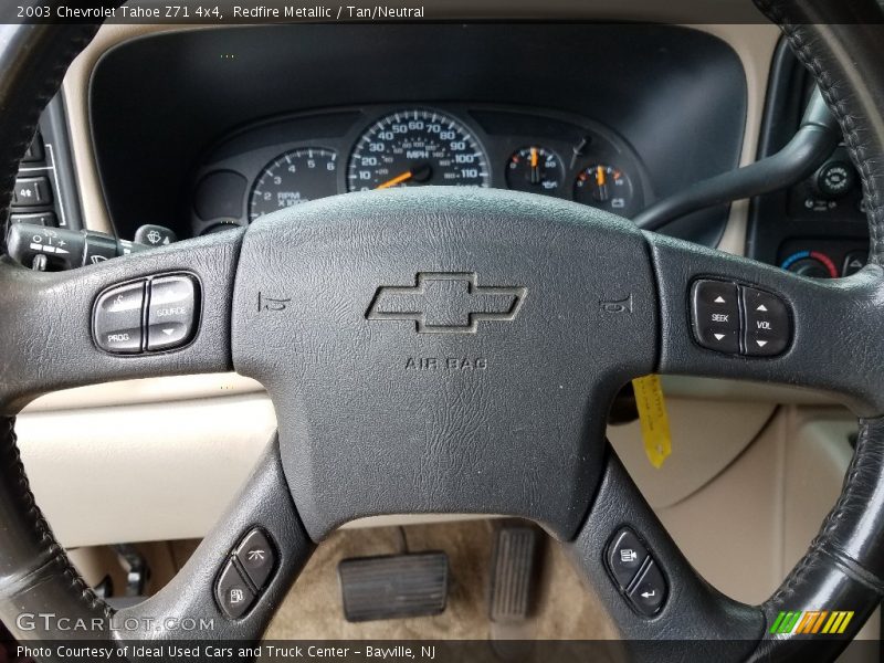 Redfire Metallic / Tan/Neutral 2003 Chevrolet Tahoe Z71 4x4