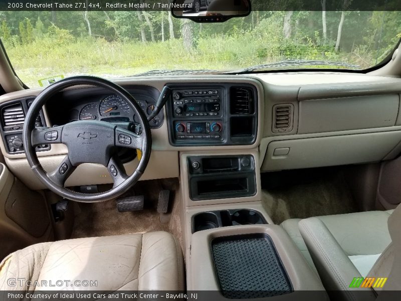 Redfire Metallic / Tan/Neutral 2003 Chevrolet Tahoe Z71 4x4