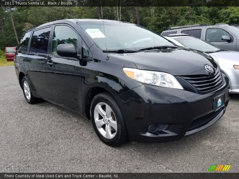 Black / Bisque 2011 Toyota Sienna LE