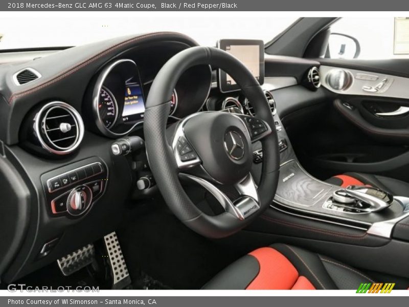 Black / Red Pepper/Black 2018 Mercedes-Benz GLC AMG 63 4Matic Coupe