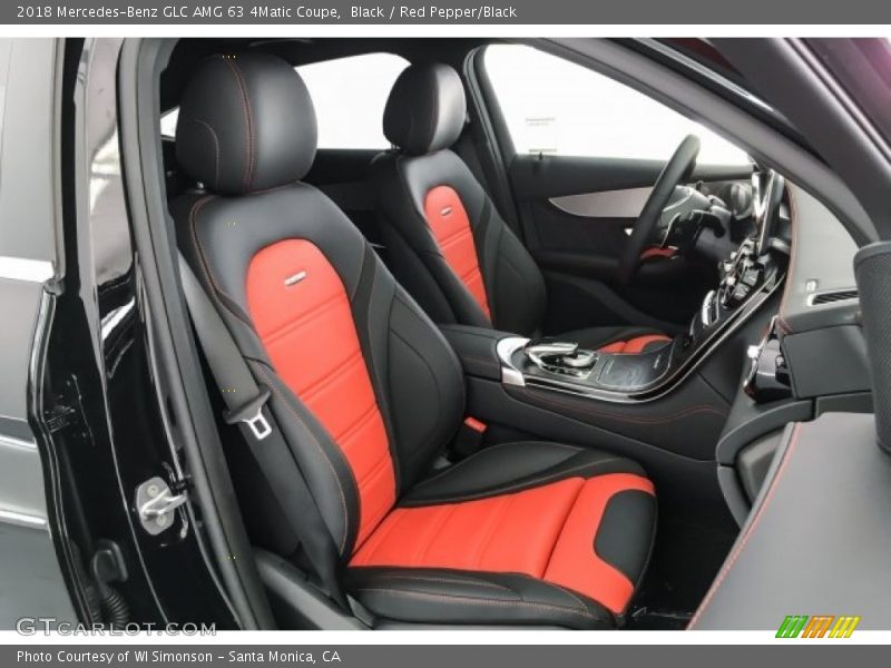 Black / Red Pepper/Black 2018 Mercedes-Benz GLC AMG 63 4Matic Coupe