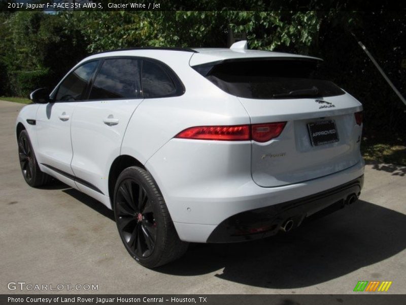 Glacier White / Jet 2017 Jaguar F-PACE 35t AWD S