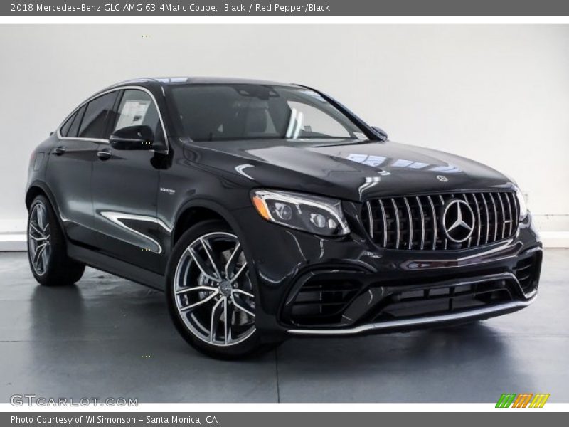 Black / Red Pepper/Black 2018 Mercedes-Benz GLC AMG 63 4Matic Coupe