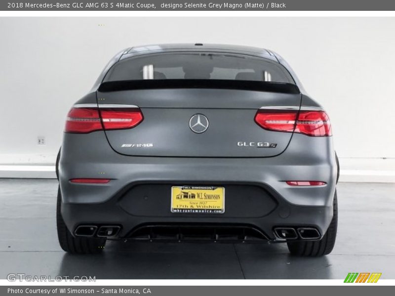 designo Selenite Grey Magno (Matte) / Black 2018 Mercedes-Benz GLC AMG 63 S 4Matic Coupe