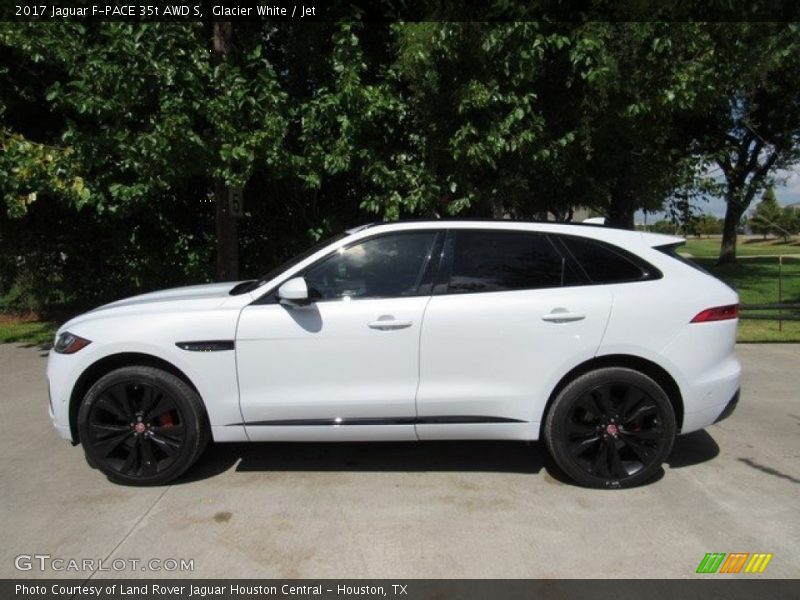 Glacier White / Jet 2017 Jaguar F-PACE 35t AWD S