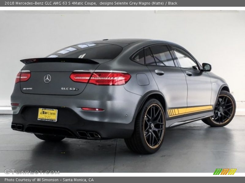 designo Selenite Grey Magno (Matte) / Black 2018 Mercedes-Benz GLC AMG 63 S 4Matic Coupe