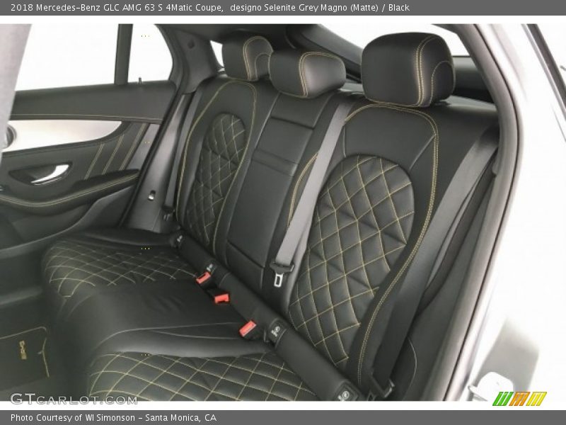 Rear Seat of 2018 GLC AMG 63 S 4Matic Coupe