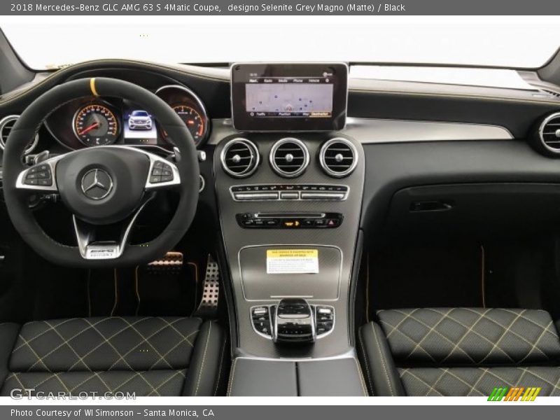 Dashboard of 2018 GLC AMG 63 S 4Matic Coupe