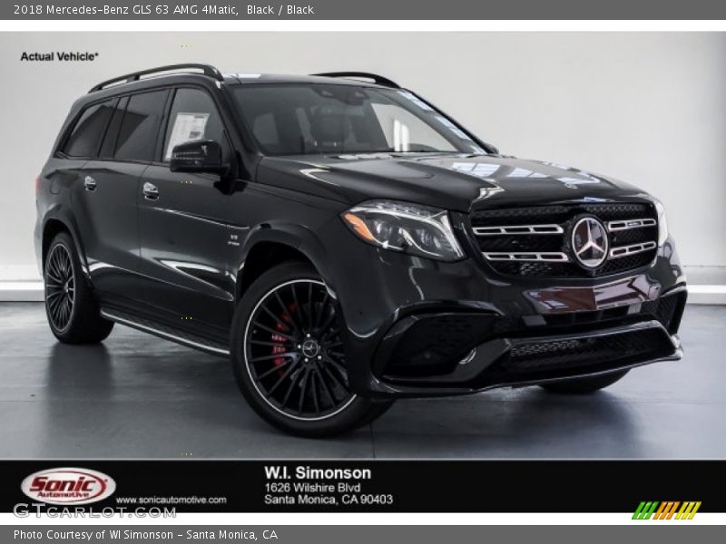 Black / Black 2018 Mercedes-Benz GLS 63 AMG 4Matic