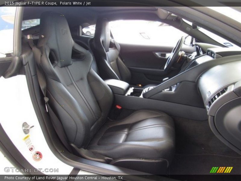 Polaris White / Jet 2015 Jaguar F-TYPE R Coupe