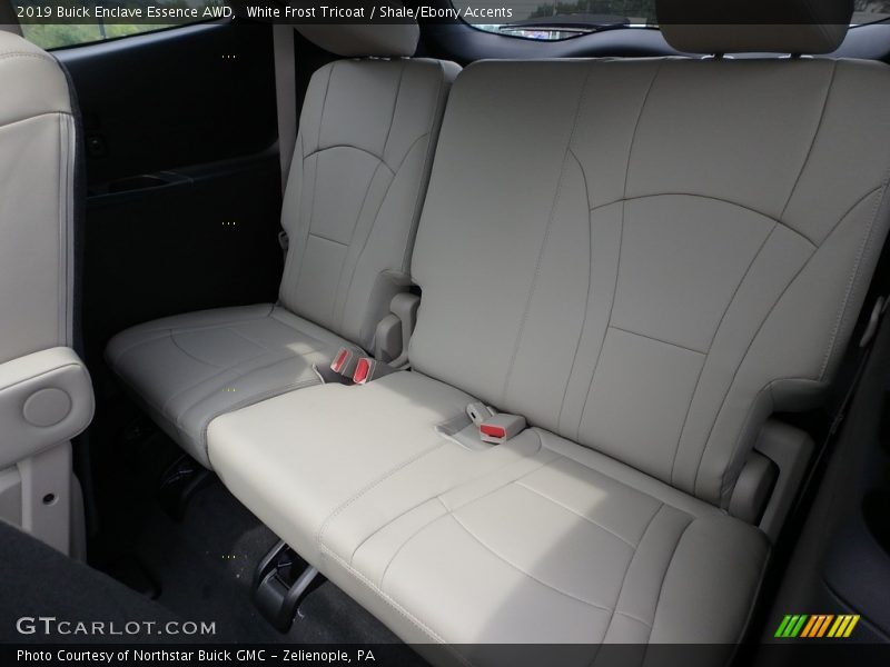White Frost Tricoat / Shale/Ebony Accents 2019 Buick Enclave Essence AWD