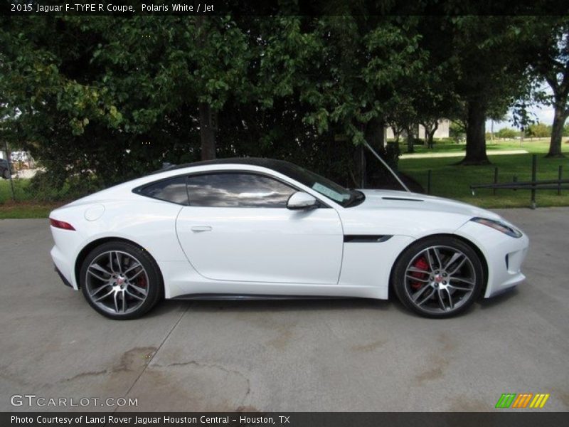 Polaris White / Jet 2015 Jaguar F-TYPE R Coupe