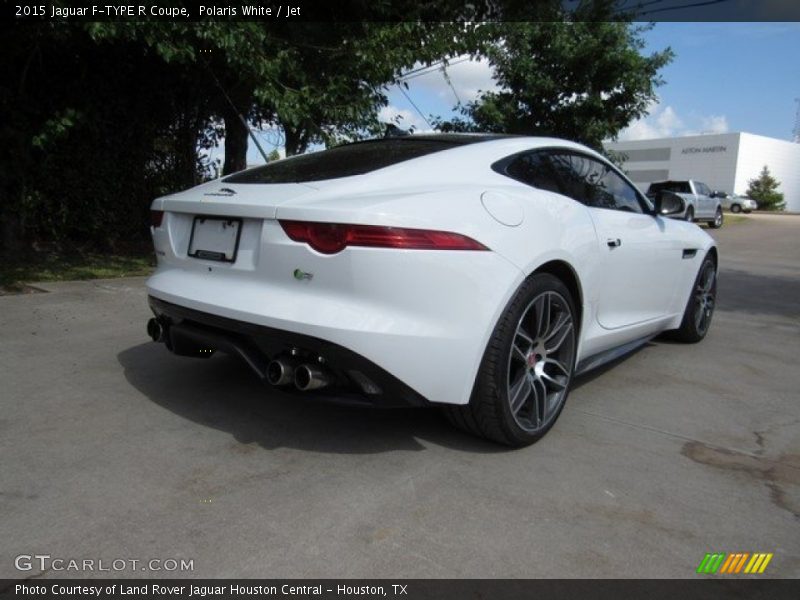 Polaris White / Jet 2015 Jaguar F-TYPE R Coupe
