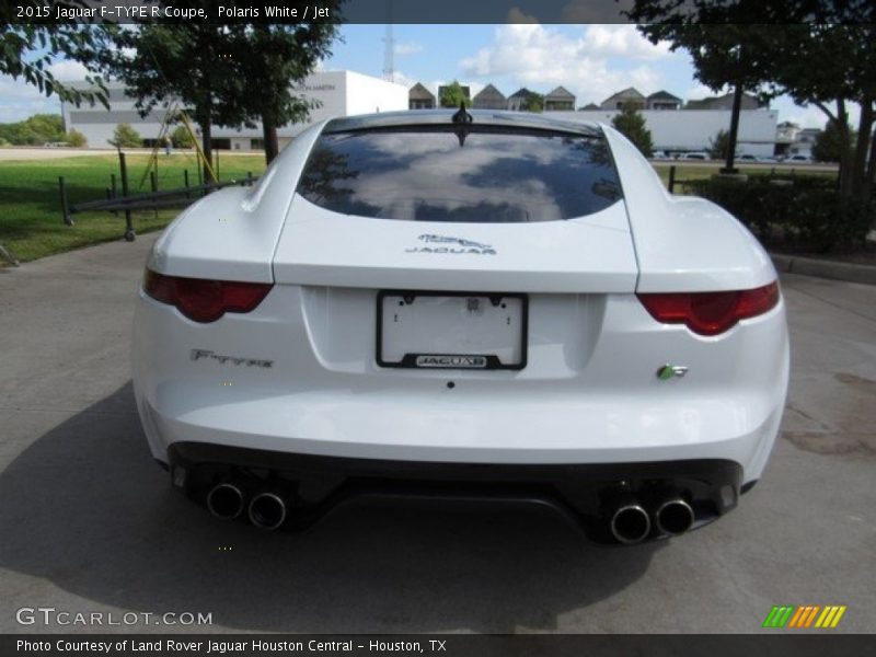 Polaris White / Jet 2015 Jaguar F-TYPE R Coupe