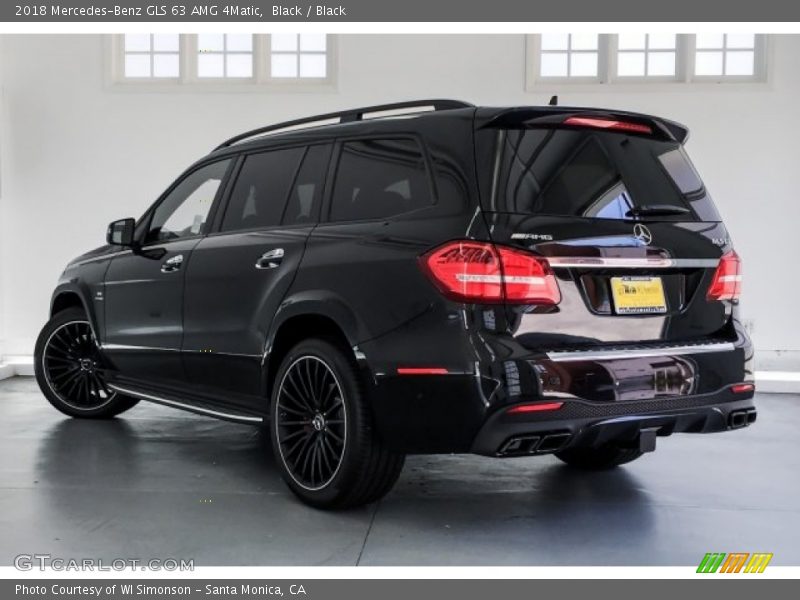 Black / Black 2018 Mercedes-Benz GLS 63 AMG 4Matic