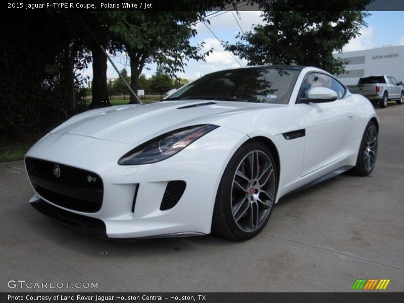 Polaris White / Jet 2015 Jaguar F-TYPE R Coupe