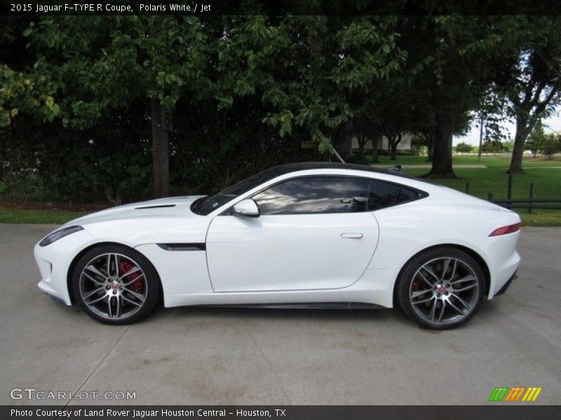 Polaris White / Jet 2015 Jaguar F-TYPE R Coupe