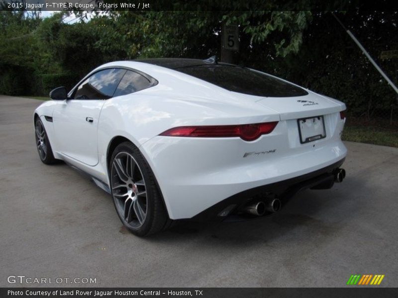 Polaris White / Jet 2015 Jaguar F-TYPE R Coupe