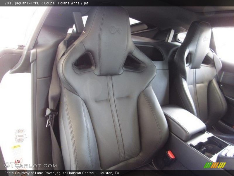 Polaris White / Jet 2015 Jaguar F-TYPE R Coupe
