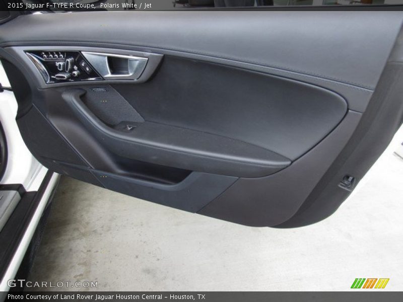 Polaris White / Jet 2015 Jaguar F-TYPE R Coupe