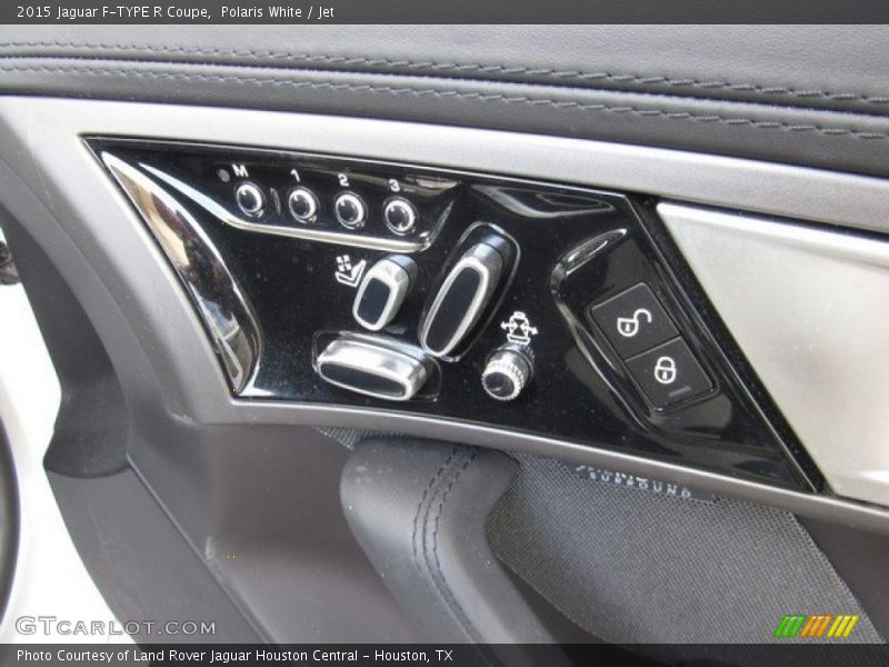 Polaris White / Jet 2015 Jaguar F-TYPE R Coupe