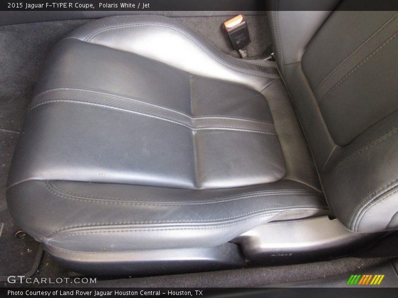 Polaris White / Jet 2015 Jaguar F-TYPE R Coupe