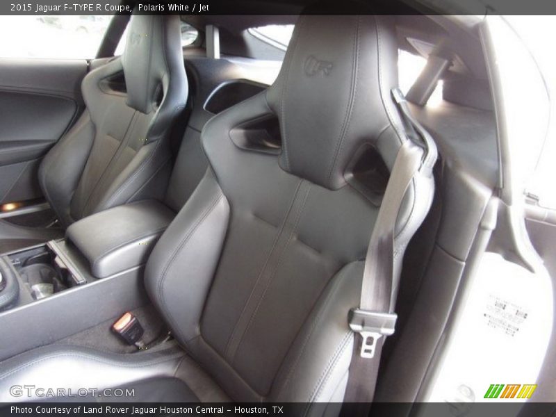 Polaris White / Jet 2015 Jaguar F-TYPE R Coupe