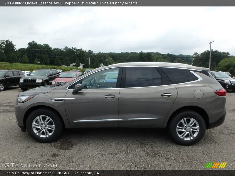 Pepperdust Metallic / Shale/Ebony Accents 2019 Buick Enclave Essence AWD