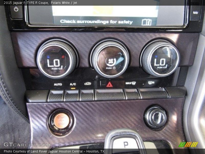 Polaris White / Jet 2015 Jaguar F-TYPE R Coupe