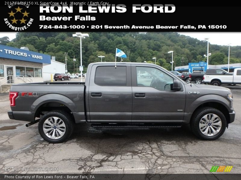Magnetic / Earth Gray 2017 Ford F150 XL SuperCrew 4x4