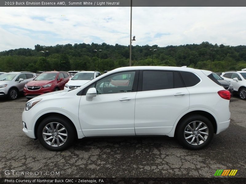 Summit White / Light Neutral 2019 Buick Envision Essence AWD