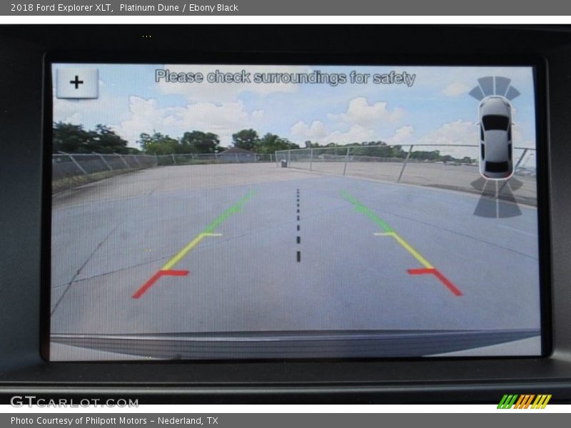 Platinum Dune / Ebony Black 2018 Ford Explorer XLT