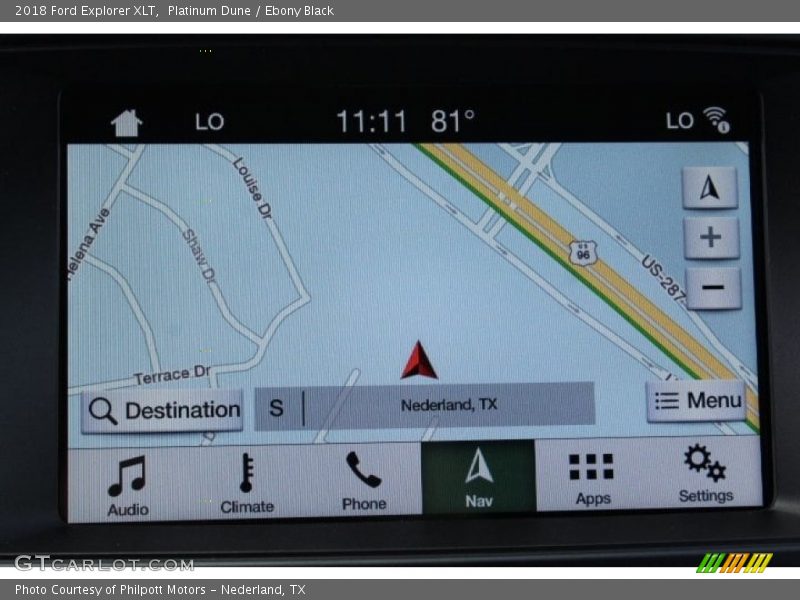 Platinum Dune / Ebony Black 2018 Ford Explorer XLT