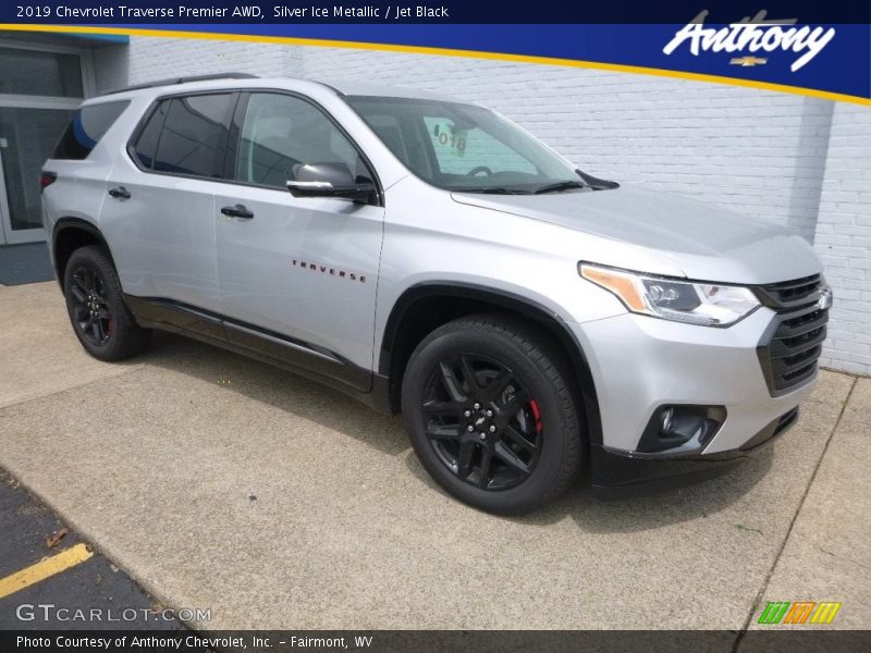 Silver Ice Metallic / Jet Black 2019 Chevrolet Traverse Premier AWD