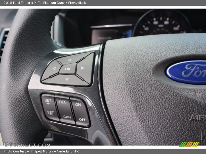Platinum Dune / Ebony Black 2018 Ford Explorer XLT