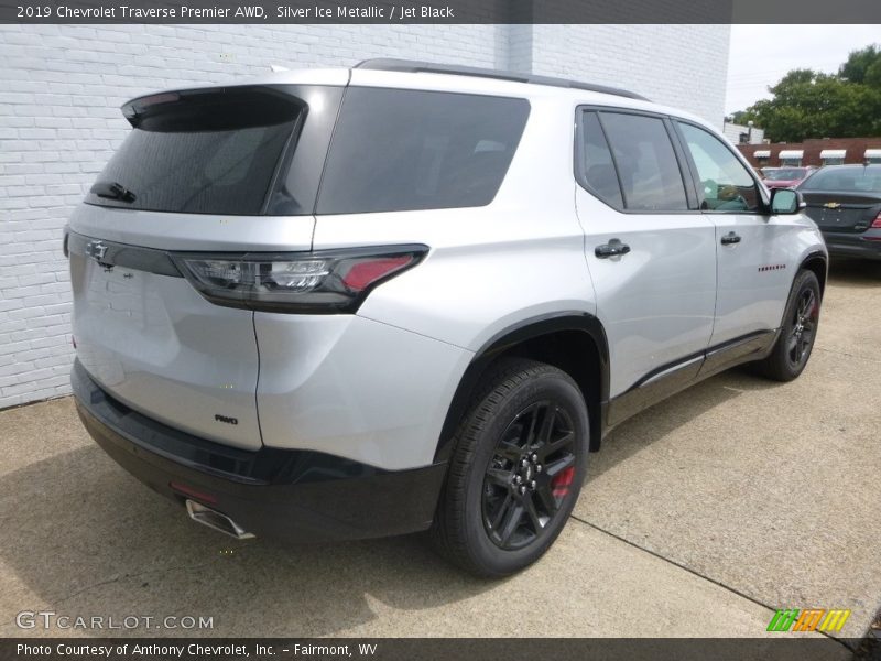 Silver Ice Metallic / Jet Black 2019 Chevrolet Traverse Premier AWD