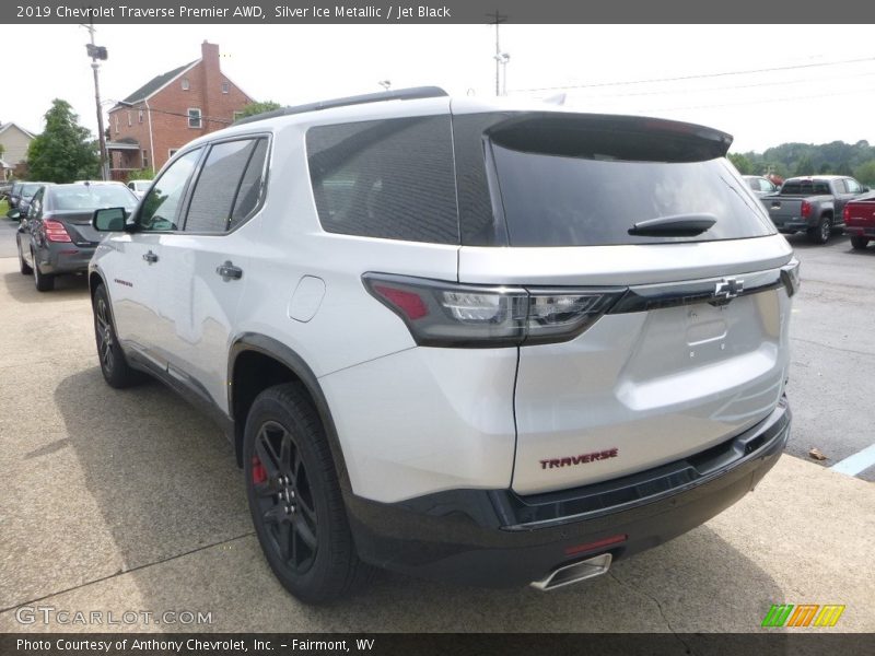 Silver Ice Metallic / Jet Black 2019 Chevrolet Traverse Premier AWD