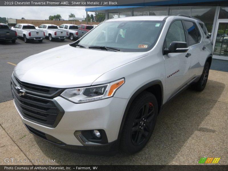 Silver Ice Metallic / Jet Black 2019 Chevrolet Traverse Premier AWD