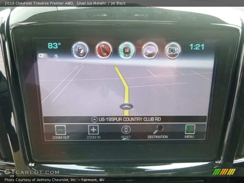 Silver Ice Metallic / Jet Black 2019 Chevrolet Traverse Premier AWD