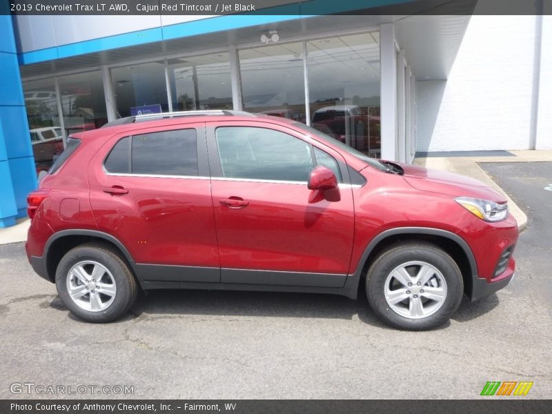 Cajun Red Tintcoat / Jet Black 2019 Chevrolet Trax LT AWD