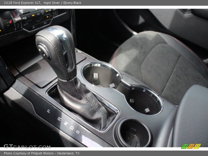 Ingot Silver / Ebony Black 2018 Ford Explorer XLT