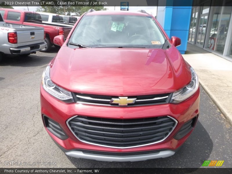 Cajun Red Tintcoat / Jet Black 2019 Chevrolet Trax LT AWD