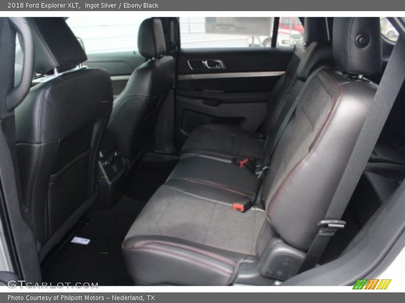 Ingot Silver / Ebony Black 2018 Ford Explorer XLT