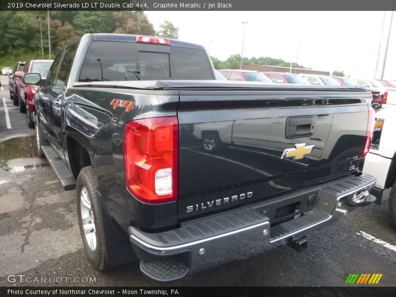 Graphite Metallic / Jet Black 2019 Chevrolet Silverado LD LT Double Cab 4x4